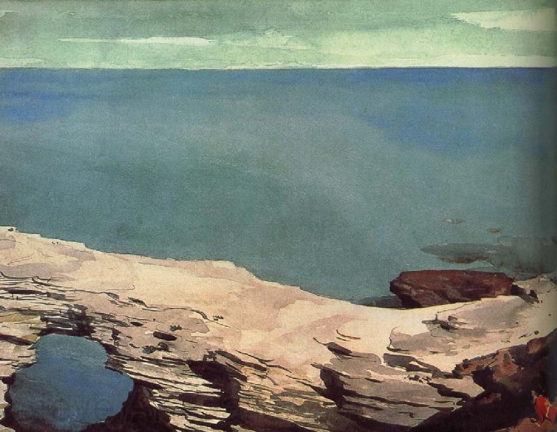 Winslow Homer Natural Bridge Norge oil painting art